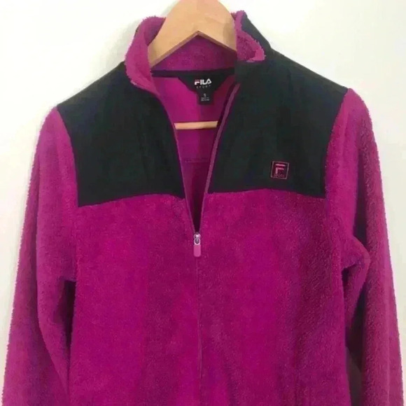 Fila Sport Women S Multi-Color Zip Fleece Jacket - Picture 1 of 6